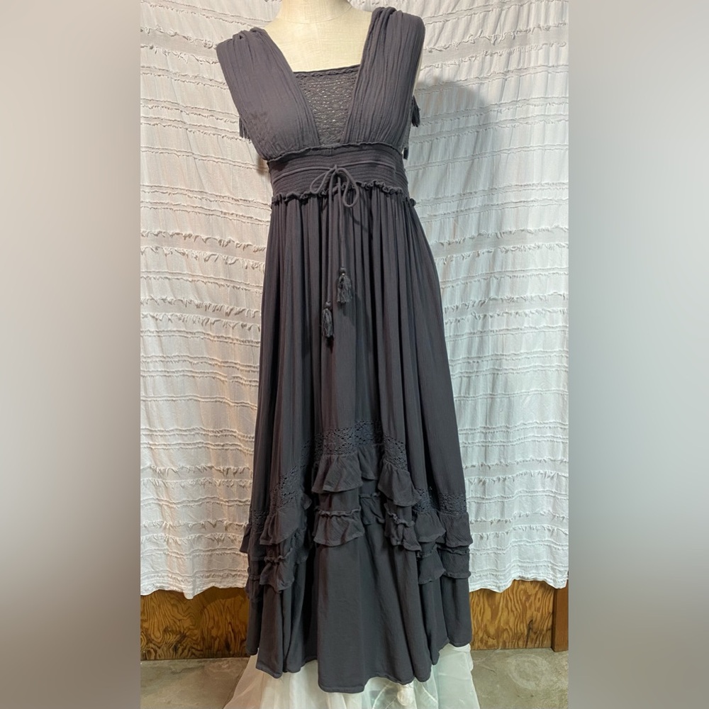 Free People Gray Maxi Dress - Picture 3 of 16
